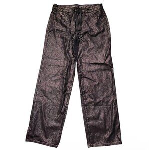NWT Old Navy Women’s High-Waisted Shine OG Loose Jeans size 10